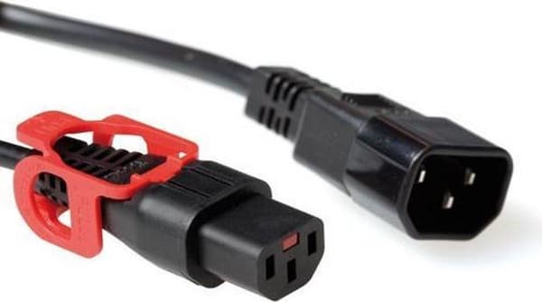 ACT AK5154 strømkabel sort 1m C13 kobling C14 kobling (AK5154)