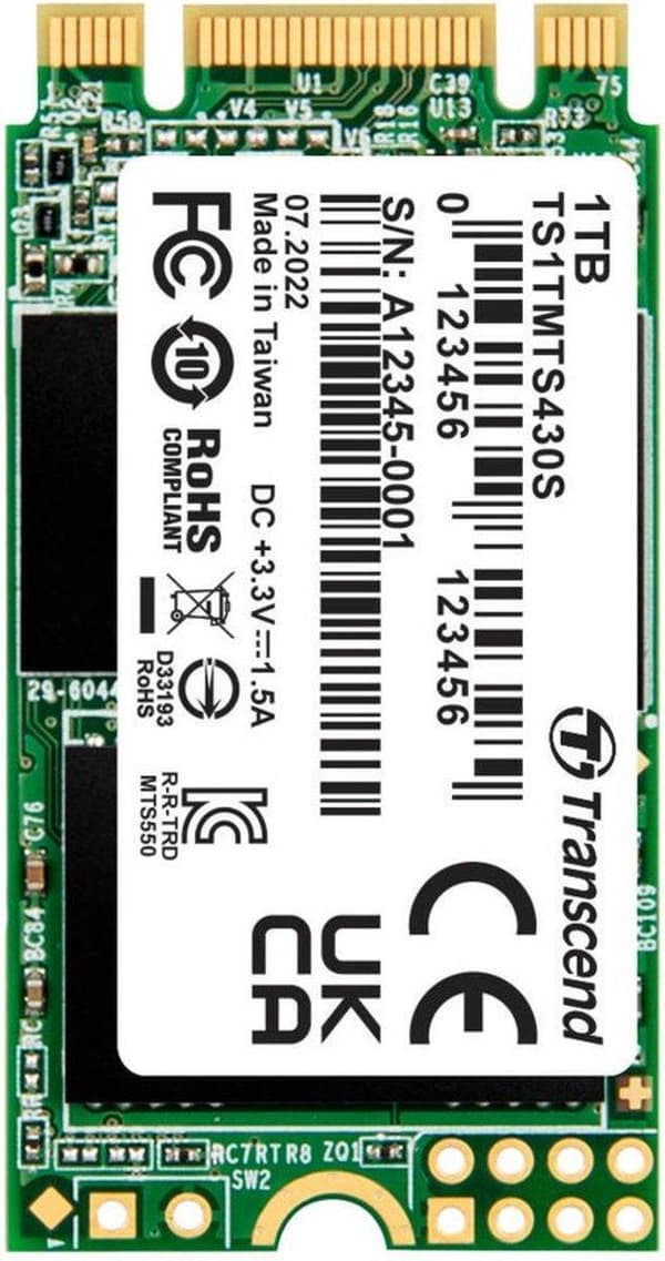 Transcend MTE300S M.2 256 GB PCI Express 3.0 3D NAND NVMe (TS256GMTE300S)