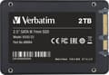 Pikkukuva 1 / 4: Verbatim SSD 2TB, SATA-III, 6,35 cm (2,5"), Vi550 (49354)