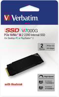 Miniatyrbild 3 av 4: Verbatim Vi7000 PCIe NVMe M.2 SSD 2TB 2000GB PCI Express 4.0 (49368-483)