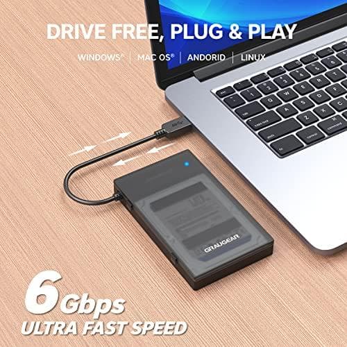 Graugear USB-A/C 3.1 adapterkabel 2,5" SATA SSD/HDD (G-2603-AC)