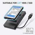 Miniatyrbillede 9 af 11: Graugear USB-A/C 3.1 adapterkabel 2,5" SATA SSD/HDD (G-2603-AC)