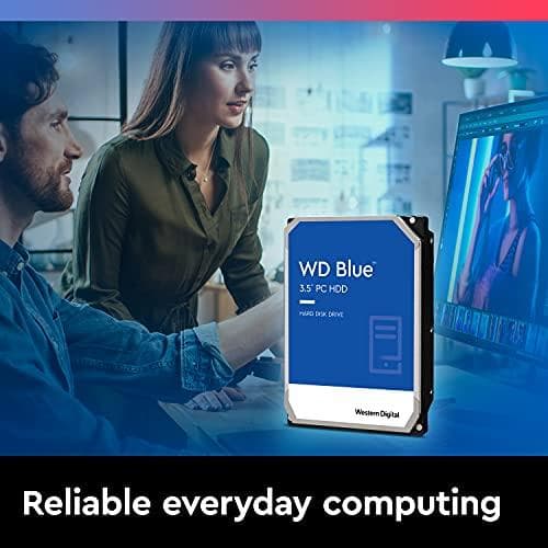 WD Blue WD60EZAX - Harddisk - 6 TB - intern - 3,5" (8,9 cm) - SATA 6 Gb/s - 5400 rpm - buffer: 256 MB