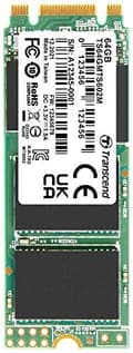 Miniatyrbild 1 av 2: Transcend MTS602M M.2 64 GB Serial ATA III MLC NAND (TS64GMTS602M)