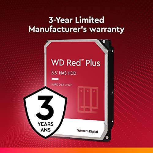 WESTERN DIGITAL 2TB RED PLUS 64MB CMR 3,5" SATA 6GB/S INTELLIPOWERRPM (WD20EFPX)