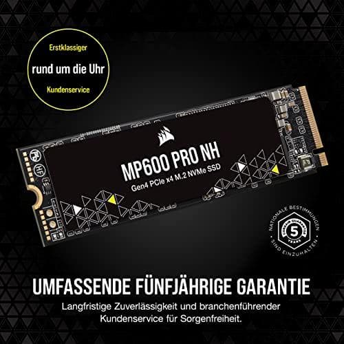 CORSAIR Force Series - SSD - 4 Tt - sisäinen - M.2 2280 - integroitu jäähdytyselementti (CSSD-F4000GBMP600PNH)