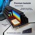 Pikkukuva 4 / 11: 2TB SSD Crucial T700 3D-NAND NVMe PCIe M2 Gen5 Jäähdytyselementti (CT2000T700SSD5)