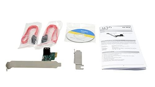 EXSYS GmbH SATA 3 PCIe Controller för 2HDD, Asmedia ASM1061 (EX-3519)