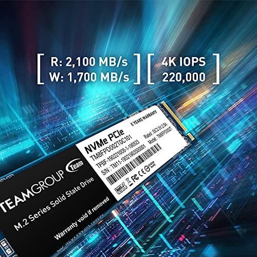Team Group MP33 PRO M.2 2000GB PCI Express 3.0 NVMe (TM8FPD002T0C101)