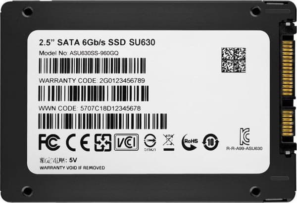 ADATA ULTIMATE SU630 2,5" 960GB seriell ATA 3D2 QLC