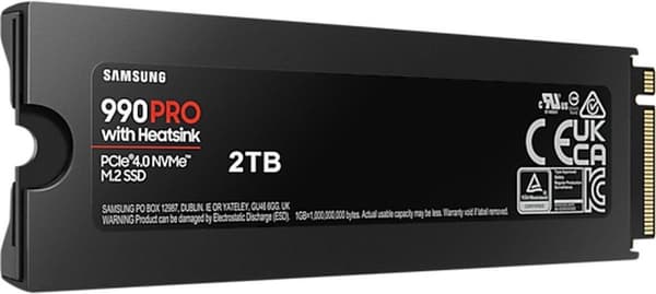 2TB SSD Samsung 990 Pro M.2 NVMe kylfläns (MZ-V9P2T0GW) (MZ-V9P2T0GW)