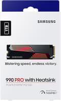 Miniatyrbild 5 av 7: 1TB SSD Samsung 990 Pro M.2 NVMe kylfläns (MZ-V9P1T0CW) (MZ-V9P1T0GW)