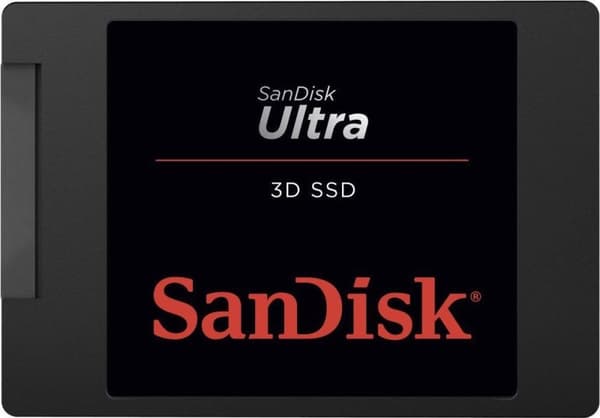 SanDisk Ultra 3D - SSD - 4 Tt - sisäinen - 2,5" (6,4 cm) - SATA 6 Gb/s (SDSSDH3-4T00-G25)