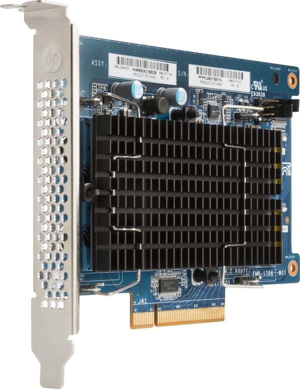 HP Z Turbo Drive Dual Pro - Liitäntäsovitin - M.2 - PCIe 3.0 x4 - Workstation Z4 G4, Z6 G4, Z8 G4 (4YF59AA)