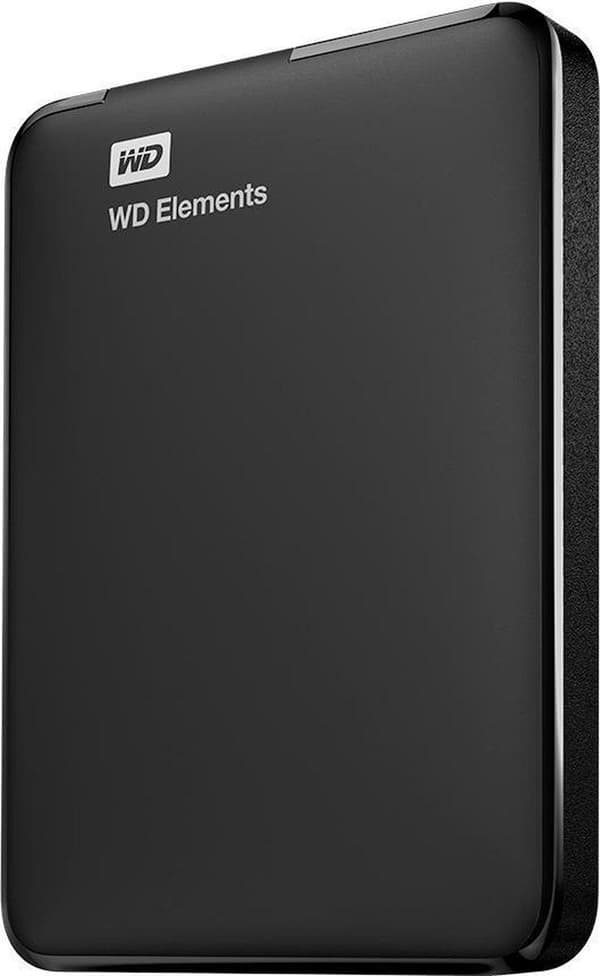 WD Elements Portable USB3.0 2TB - 2.5" - bärbar hårddisk - USB 3.0-kabel - svart (WDBHDW0020BBK-EESN)