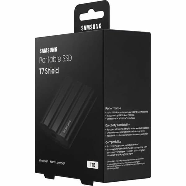 Ekstern harddisk Samsung MU-PE1T0S 2,5" 1 TB SSD