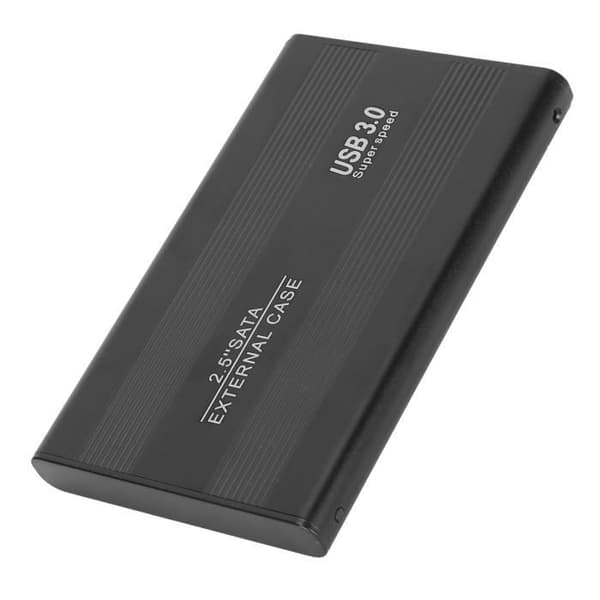 Tbest SATA 2 Box 2,5 tums hårddiskhölje SATA Externt hölje USB 3.0 Ultrasnabb mobil hårddiskhölje