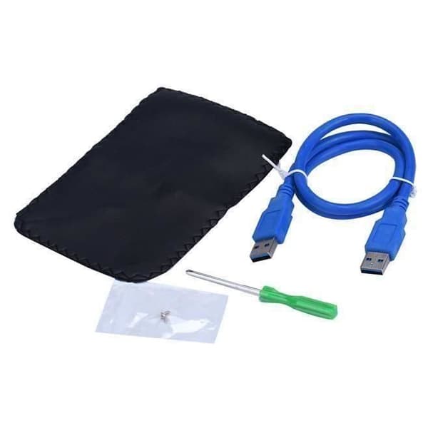 USB 3.0 2,5 tum SATA Extern hårddisk Mobilfodral Box HD Disk Enclosure Svart