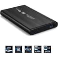 Miniatyrbild 1 av 2: Externt hårddiskhölje Usb 30 Sata 25 Black HD Hdd-fodral Externt hölje