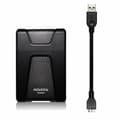 Miniatyrbillede 3 af 4: Ekstern harddisk Adata HD650 Sort 2 TB