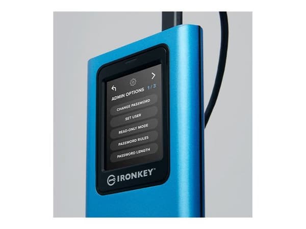 KINGSONG IronKey Vault Privacy 80 960 GB extern hårddisk - USB-C™ blå