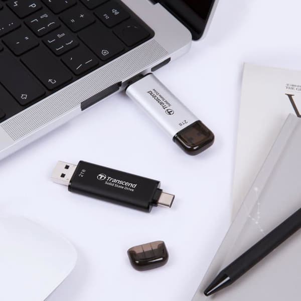 Transcend ESD310C 512 GB Extern Solid State Drive Svart