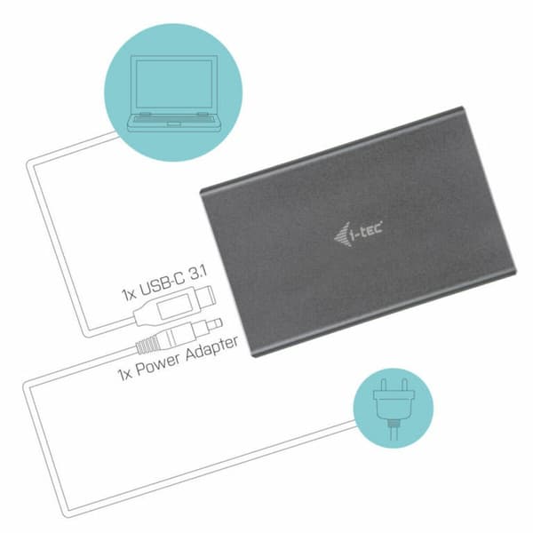 Lomme til harddisk i-Tec CAMYSAFEDUALM2