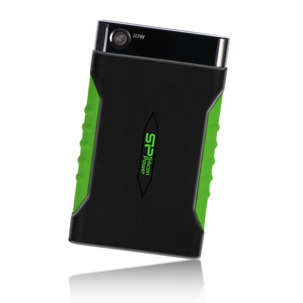 SILICON POWER Armor A15 - harddisk - 1TB - ekstern (bærbar) - 6,4 cm (2,5") - USB3.0 - sort (SP010TBPHDA15S3K)