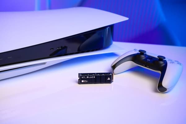 Western Digital Black SN850P - Intern SSD med kylfläns - NVMe M.2 - PCIe 4.0 - Lämplig för PS5 - 1 TB