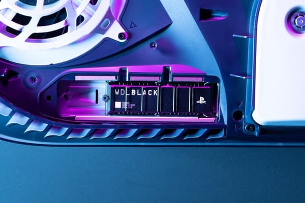 Western Digital Black SN850P - Intern SSD med Heatsink - NVMe M.2 - PCIe 4.0 - Velegnet til PS5 - 2 TB