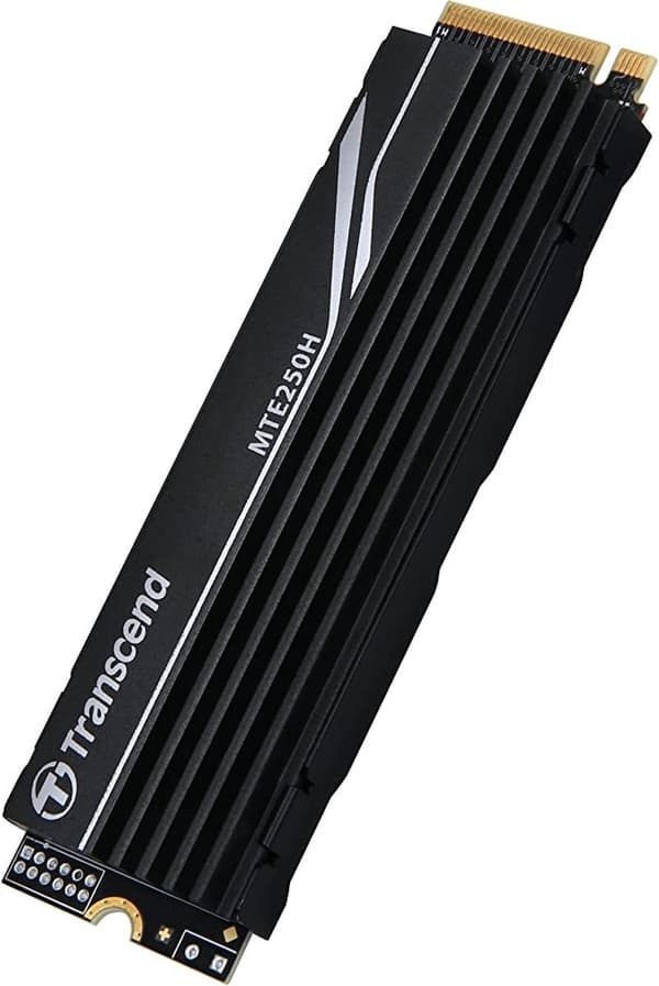 Transcend MTE250H - SSD 4 TB - intern - M.2 2280 (duplex) - PCIe 4.0 x4 (NVMe) - integreret varmeafledning