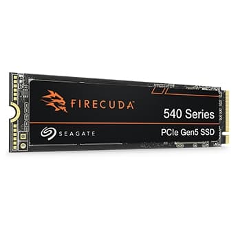 Seagate FireCuda 540 ZP2000GM3A004 - SSD - krypterad - 2 TB - intern - M.2 2280 (duplex) - PCI Express 5.0 x4 (NVMe) - Self-Encrypting Drive (SED), TC