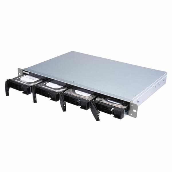 NAS Nettverklagring Qnap TS-431XeU Svart