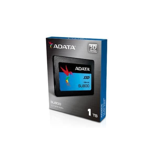 Intern SSD-enhet - ADATA - Ultimate SU800 - 1 TB - SATA 6 Gb/s - NCQ - TRIM - DevSleep - LDPC - S.M.A.R.T.