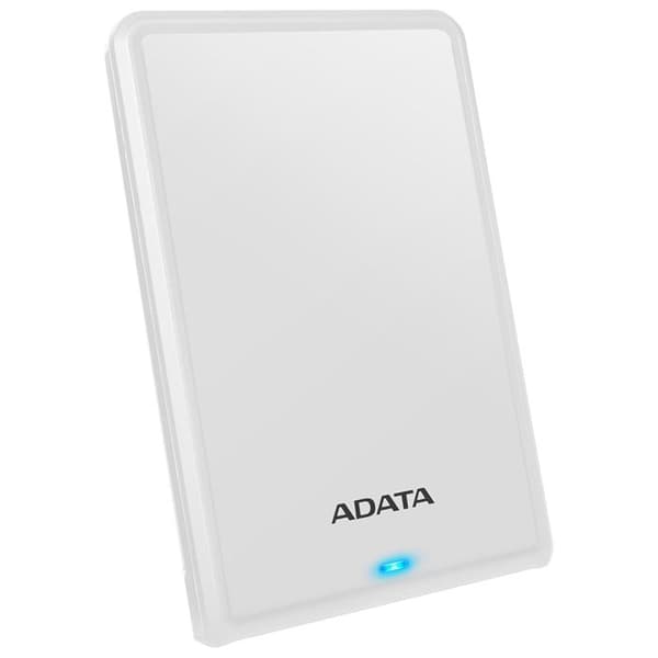 ADATA 2 TB HV620S Smal extern hårddisk - USB 3.1 - Vit