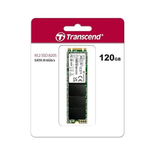 Transcend 120GB M.2 2280 SATA3 TLC SSD-enhet - TRANSCEND varumärke - SATA 6Gb/s gränssnitt - Kapacitet 120 GB