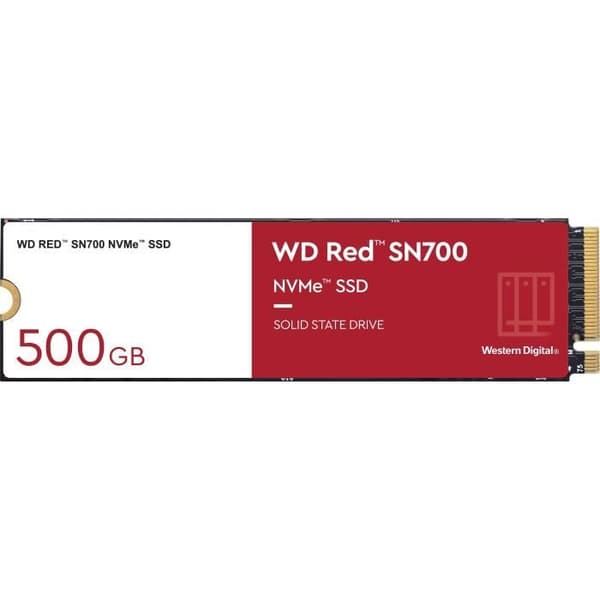 NVMe™ SSD för NAS - WD Red™ SN700 NVMe™ SSD, 500 GB - (WDBBDY5000ARD-WRSN)