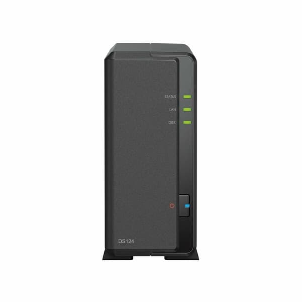 NAS-netværkslagring Synology DS124 Sort
