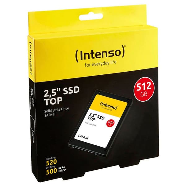 Intenso Ssd Hårddisk 512gb Svart