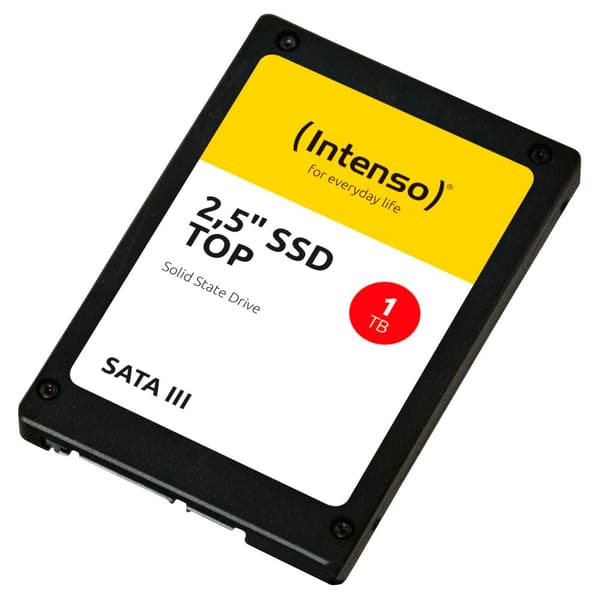 Intenso 2.5 Ssd Top Sata 3 1tb Ssd Top Sata 3 1tb Kovalevy Musta