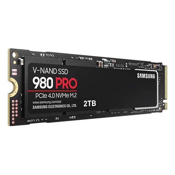 Samsung Harddisk Ssd 980 Pro 2tb Sort