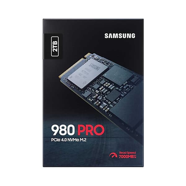 Samsung Harddisk Ssd 980 Pro 2tb Sort