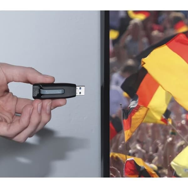 USB Key V3 32GB - Store'n'Go - VERBATIM - Grå - USB 3.0