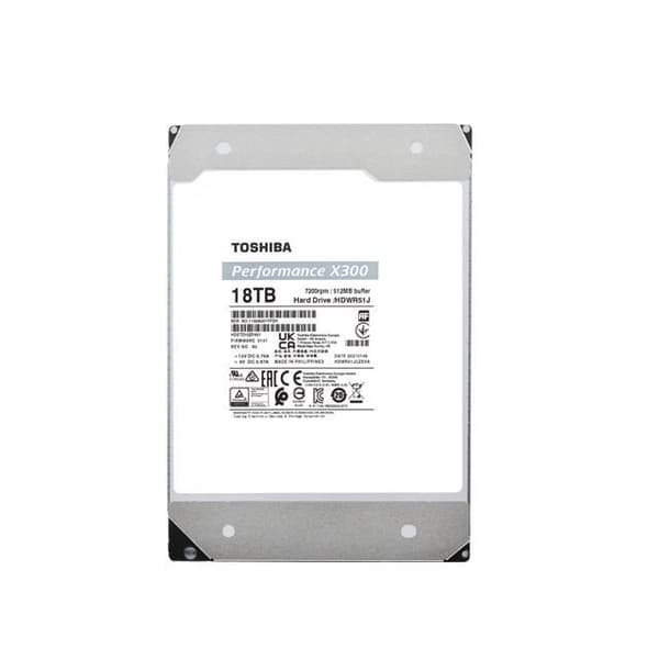 BULK X300 Perfor Hårddisk 18TB 512MB