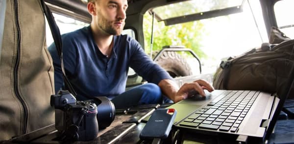 SanDisk Extreme Portable 4 TB Blå