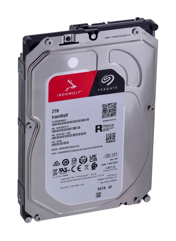 Seagate IronWolf ST2000VN003 intern harddisk 3,5" 2000 GB Serial ATA III