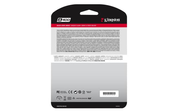 Kingston Technology A400 2,5" 240 Gt Serial ATA III TLC