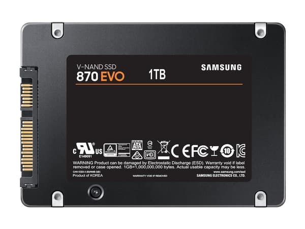 Samsung 870 EVO 2,5" 1 TB Serial ATA III V-NAND