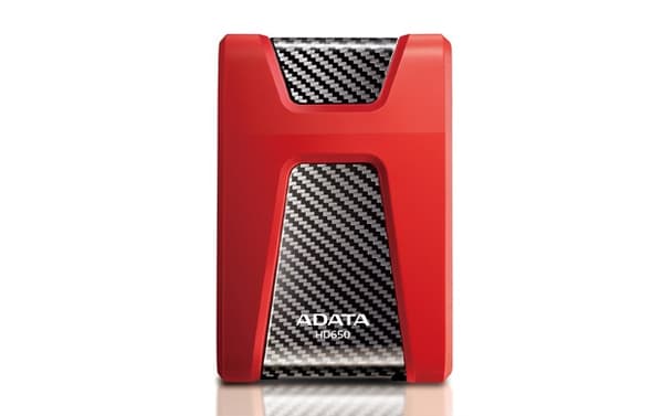 ADATA DashDrive Holdbar HD650 ekstern harddisk 1000 GB Rød