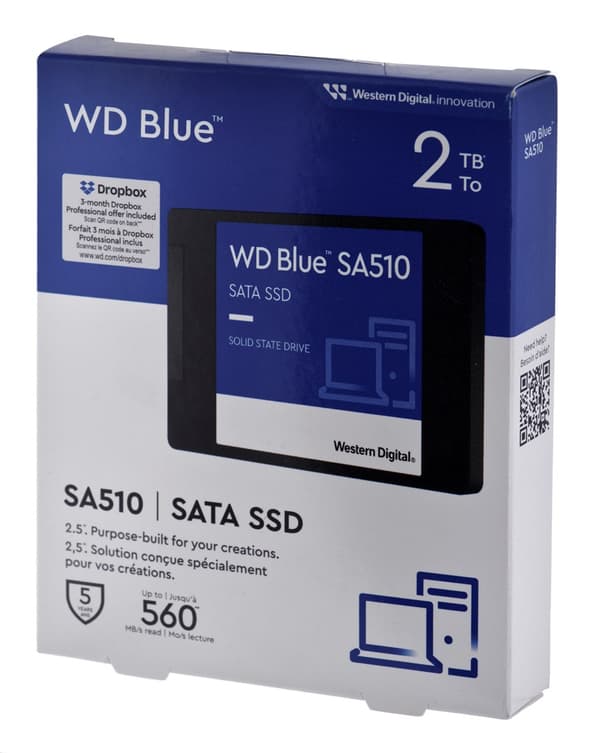 Western Digital Blue SA510 2,5" 2 TB Serial ATA III